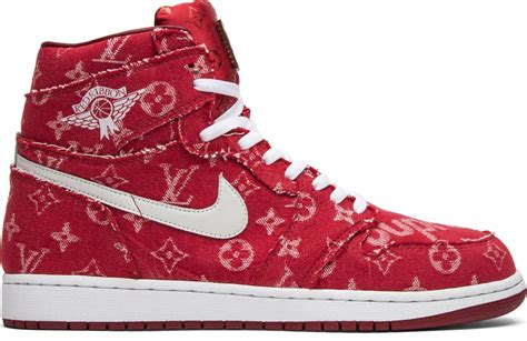 jordan louis vuitton red|louis vuitton jordan 1 price.